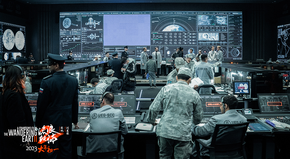 mk恩波利足球俱乐部LED显示屏闪耀电影《流浪地球2》